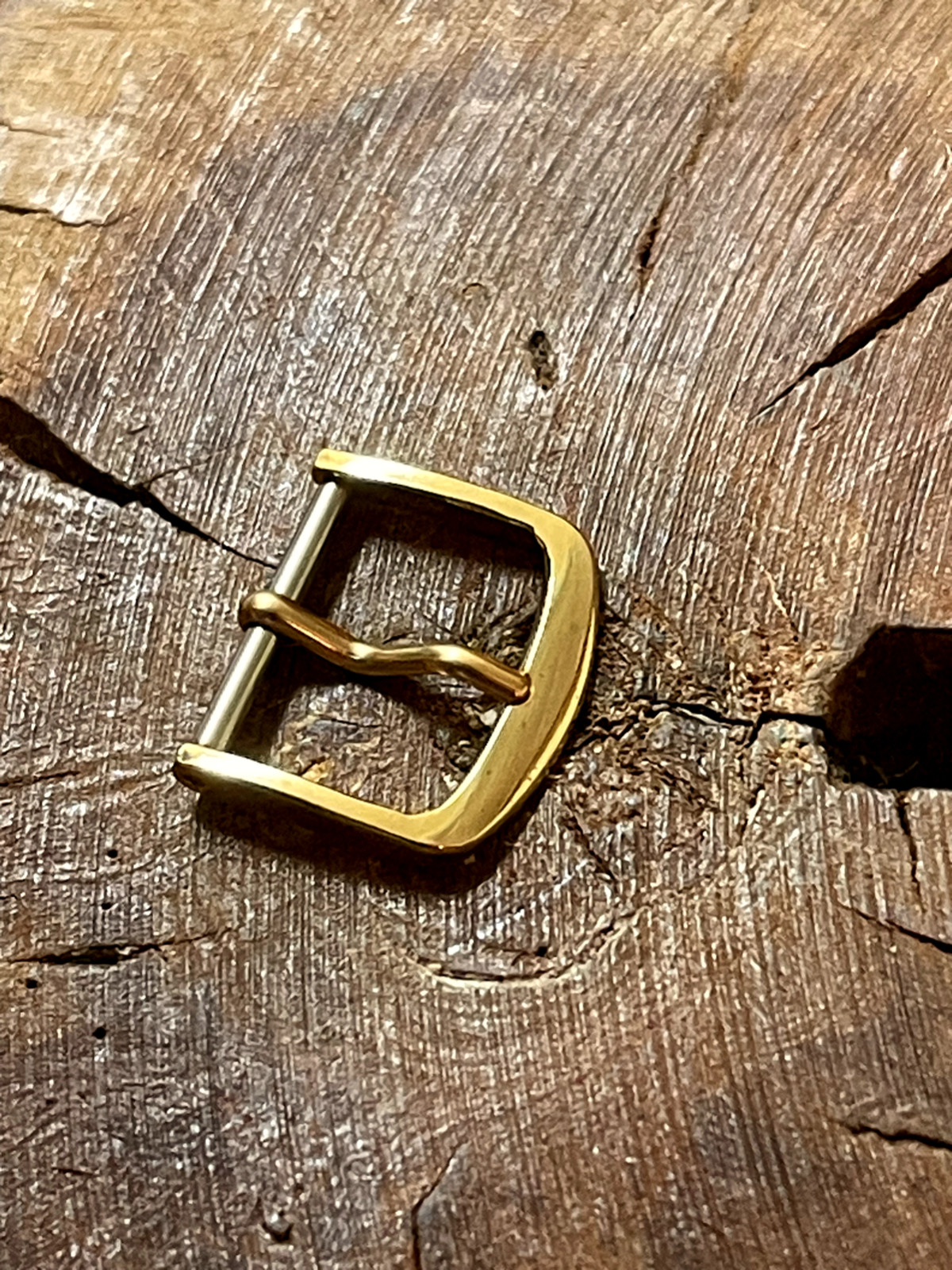 5 Sold! 1960s Seiko vintage yellow gold-plated watch buckle 15mm opening NOS