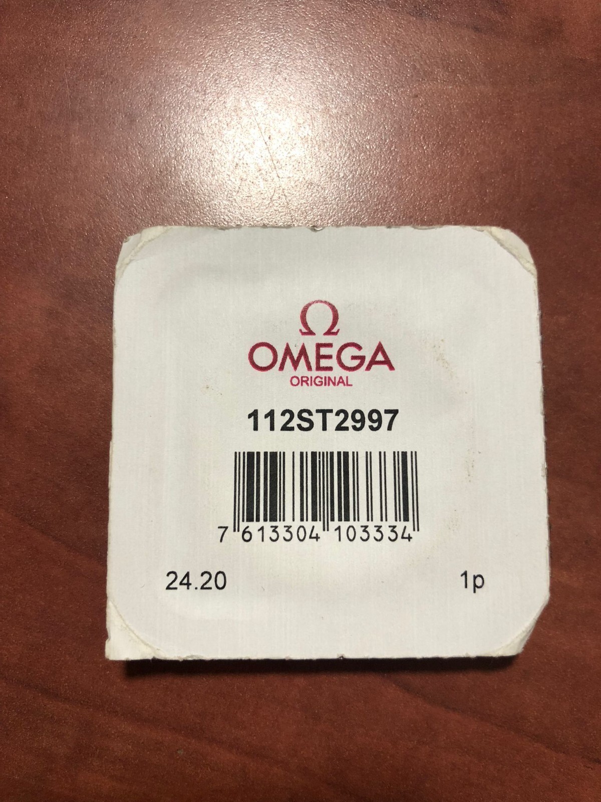 omega case back caliber 1861 ref 112ST2997 Moon p