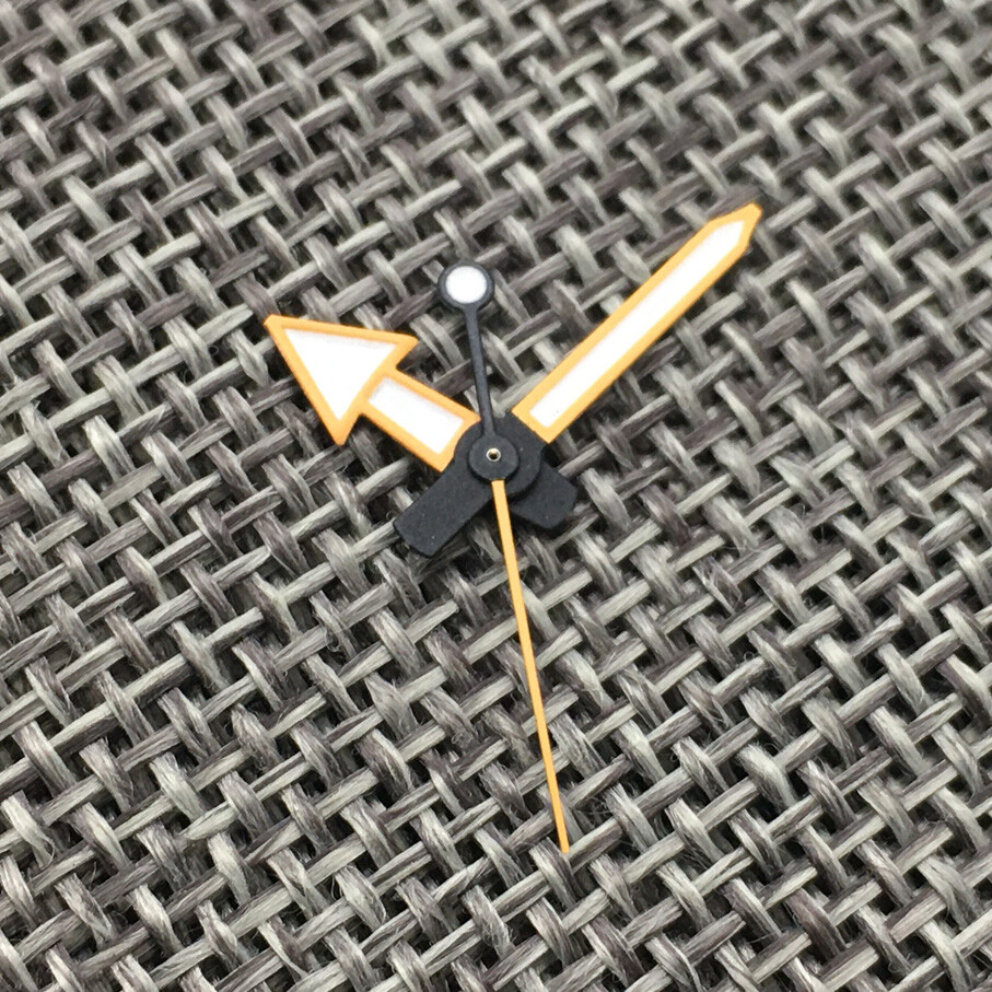 Black edge silver edge red watch hand fit NH35 NH36 7s35 4r35 7009 movement