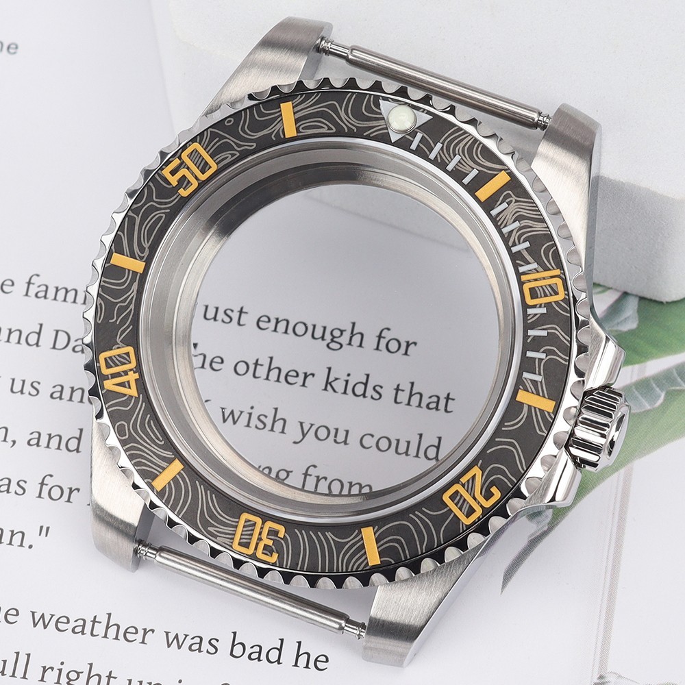 Sapphire Crystal NH35 Watch Case 40mm Steel For NH35 NH34 NH36 NH38 28.5mm Dial