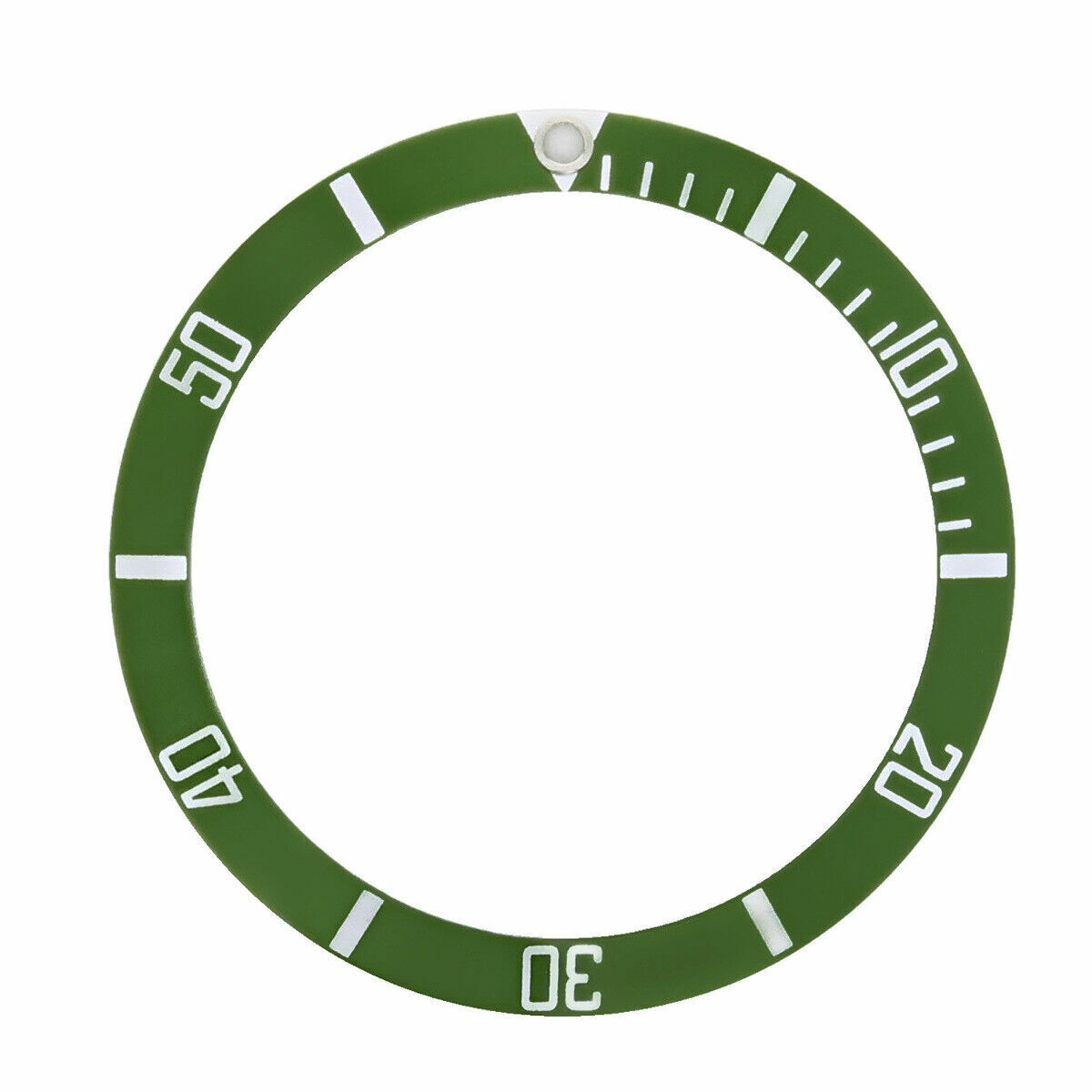 SUBMARINER GREEN 50TH BEZEL INSERT ALUMINUM FOR ROLEX 16613 16610 TOP QUALITY