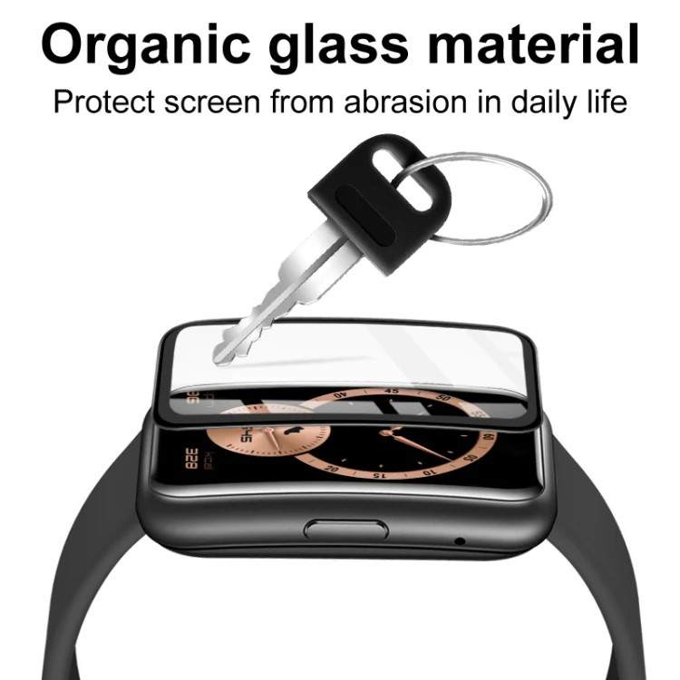 For Apple Watch Series 4/5/6/SE 1/2/3 44mm IMAK Plexiglass HD Watch Protective F