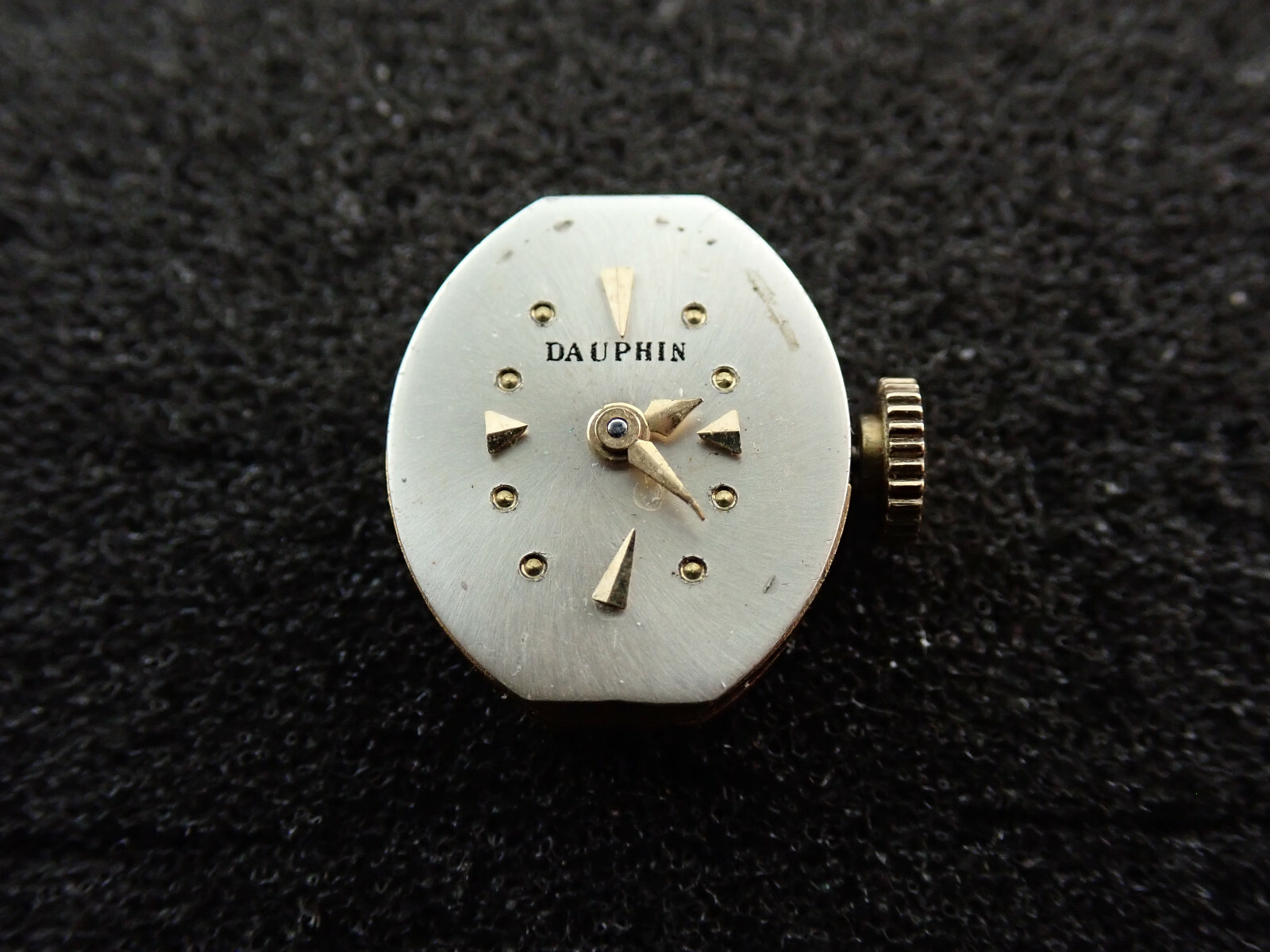 VINTAGE LADIES 15.4MM DAUPHIN SELLITA SWISS WRIST WATCH MOVEMENT – RUNNING