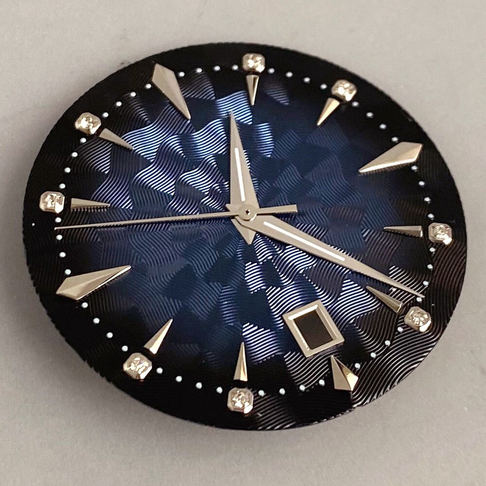 2024 MOD Fashion Diamonds Dials 35mm Sunburst For NH35A NH36A Automatic Movement