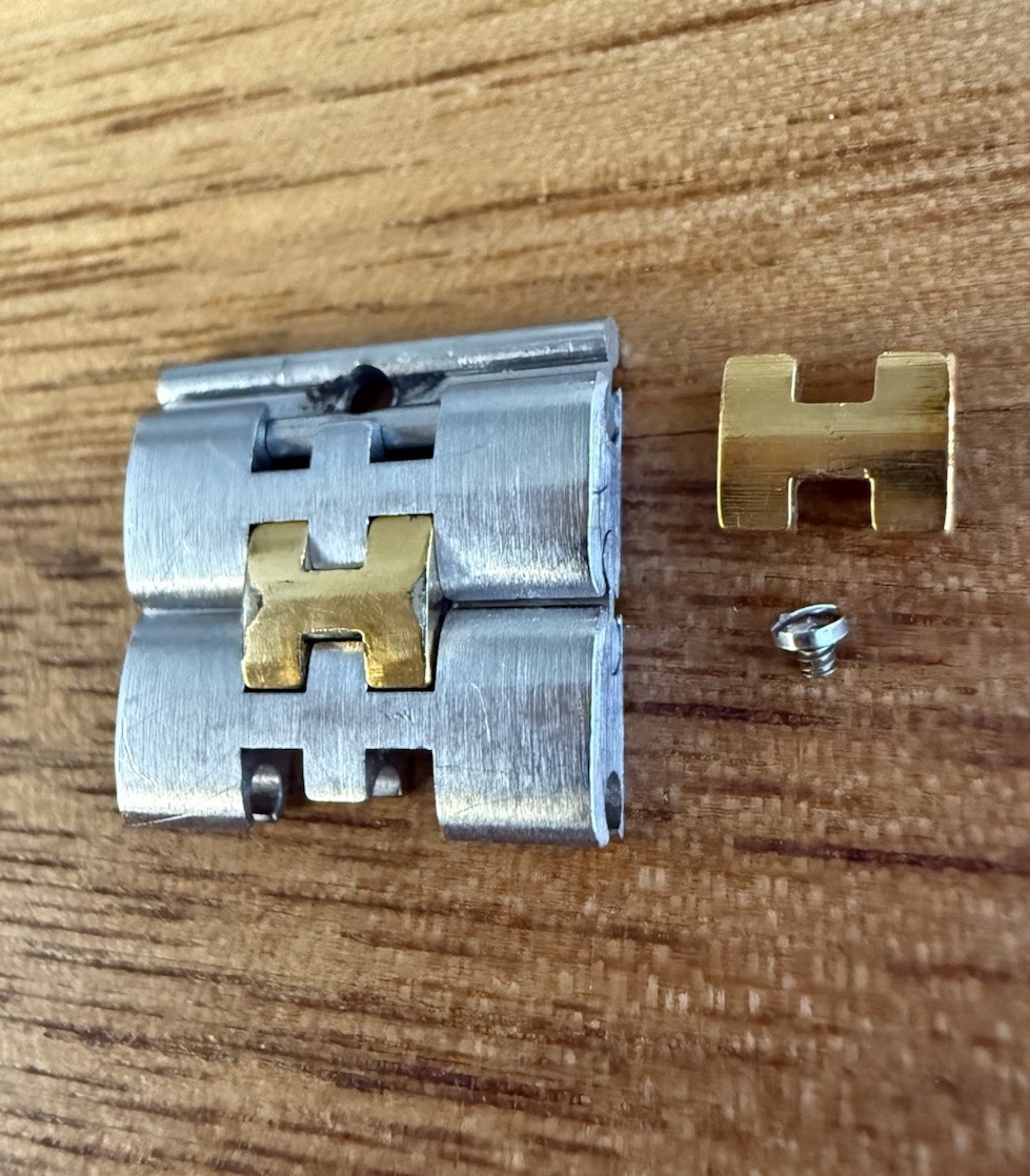 HERMES Profile Genuine Link Watch Band Bracelet Parts