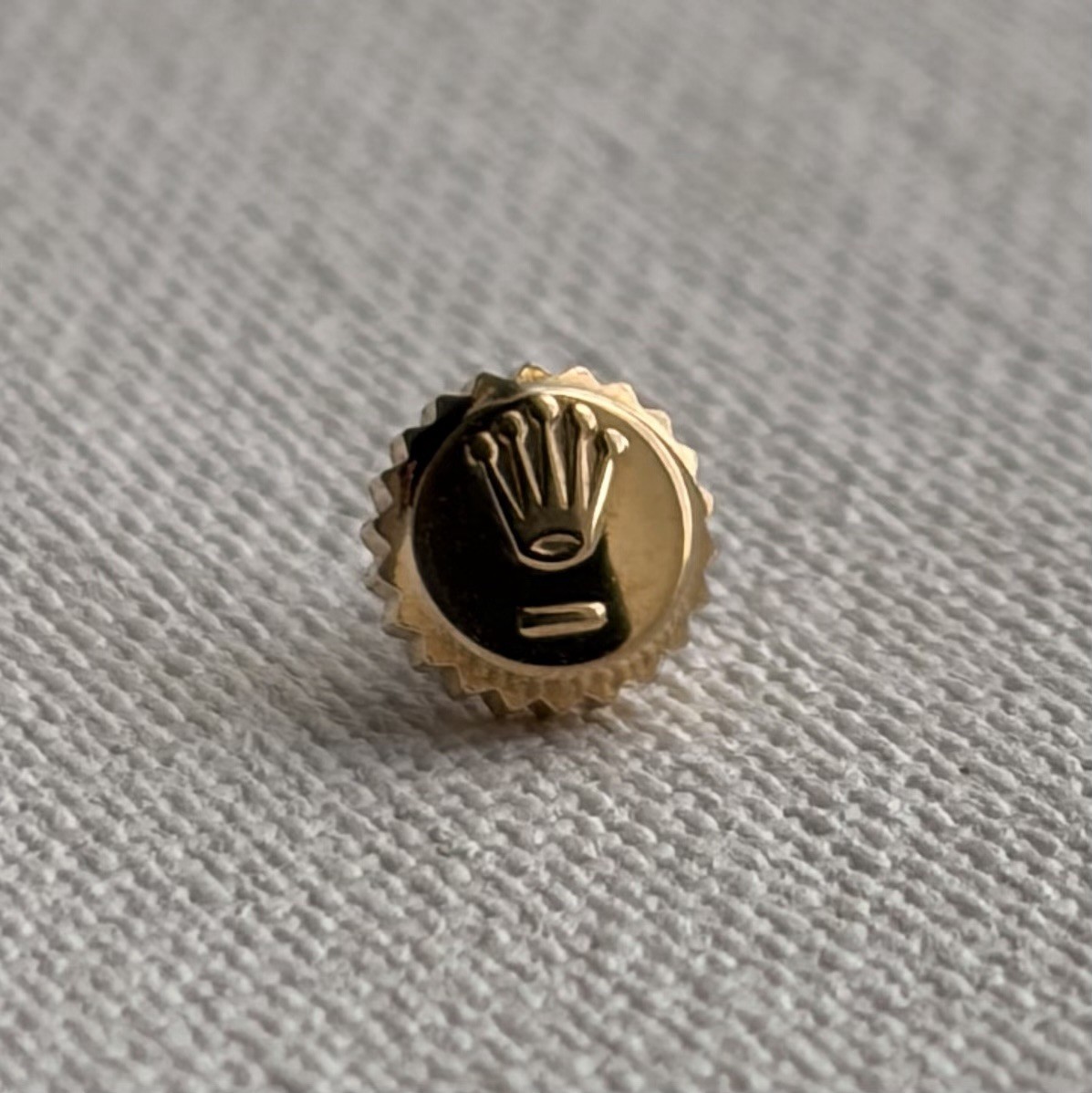 Genuine Rolex 241 24-603-8 Yellow Gold Crown 6mm