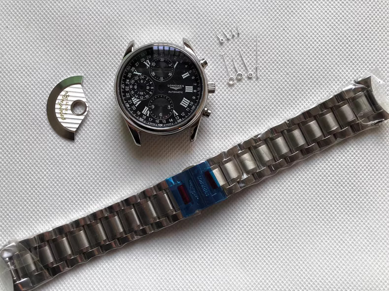 DIY 40mm Watch Steel Case kit For 7751.7751.7751.7751 Movement After-sales