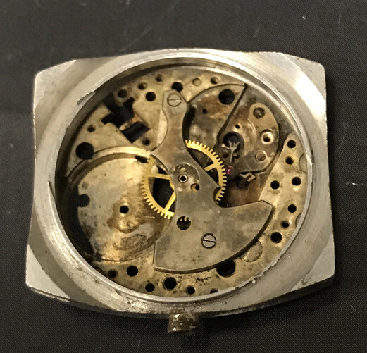 Vintage 17 jewel AS 1187 1194 Movement & Middle Case Parts/restore