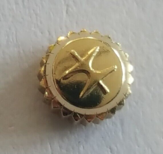 Hamilton Water Resistant Gold Plated Crown Number 785809