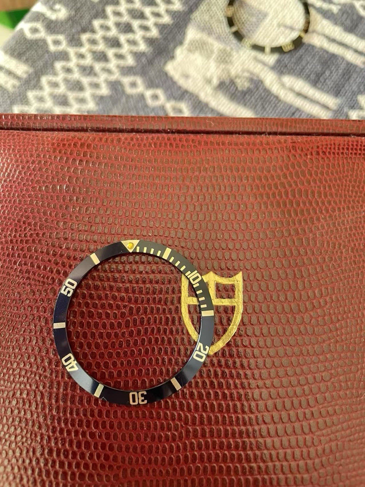 Vintage R T fat front Mk3 bezel,navy blue,fit for 9411 9401 1680 5513 5512