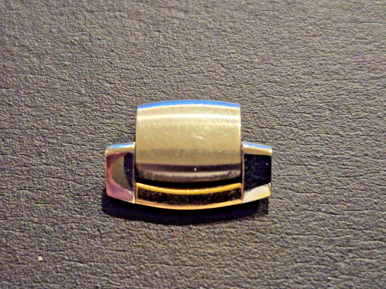 EBEL BRASIL BAND BRACELET END PIECE Steel and Gold 15.6mm for 16mm wide case lug