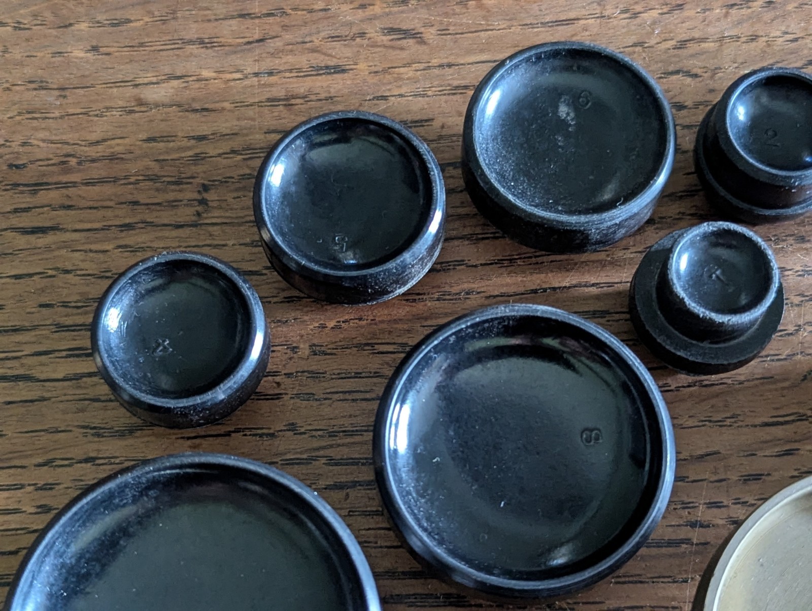 Robur Crystal Press Dies, Brass / Bakelite, Used, Various Sizes #S270