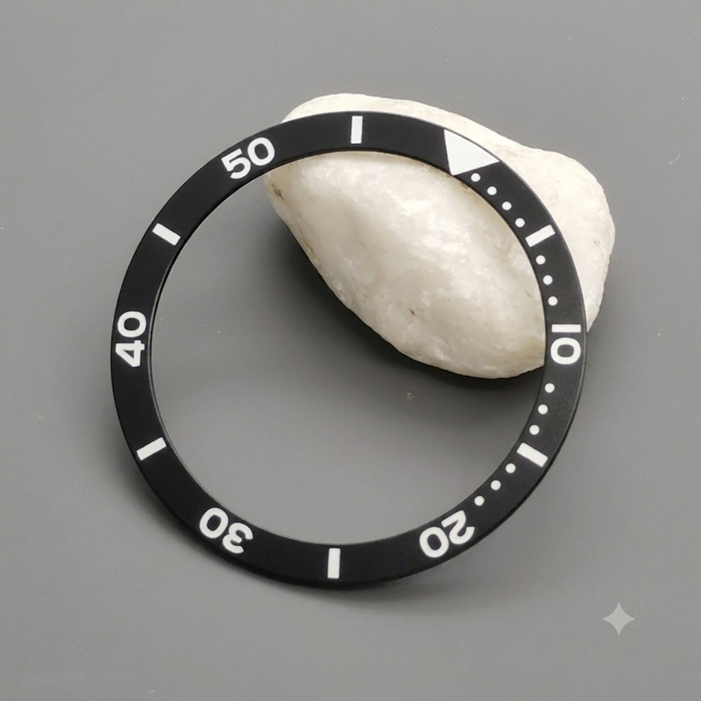 38mm Flat Aluminium Bezel Insert ,for Seiko SKX007 SKX009 SRPD NH35 Watch Mod