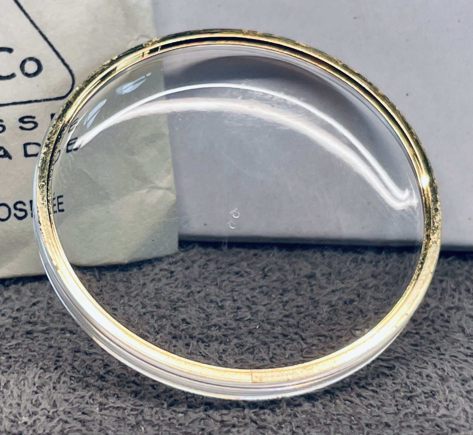 OMEGA Watch Crystal Yellow Tension Ring New Old Stock PX 5123 32.95