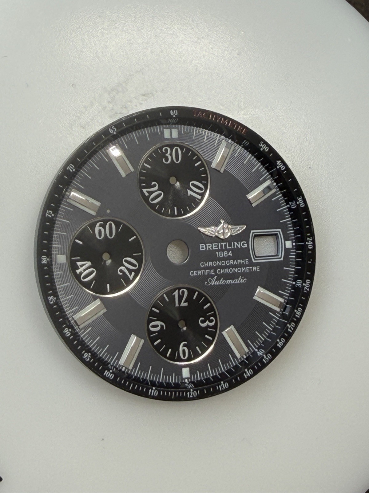 Breitling Chronomat Evolution Gray Dial & Black Sub-dials Authentic Ref: A13356