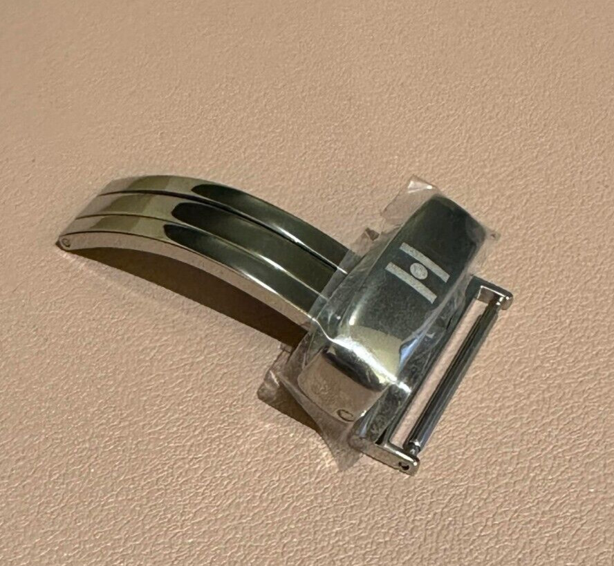 Hirsch Deployant Deployment Buckle Plus Folding Clasp Stainless Steel 22mm