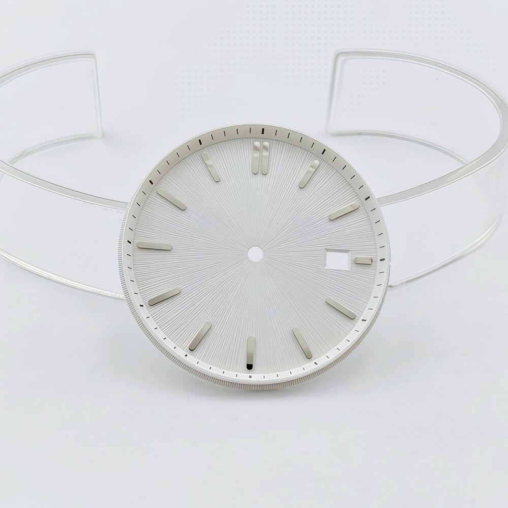 29mm/35mm dial with a brushed finish for NH35 mechanical watch conversion kits