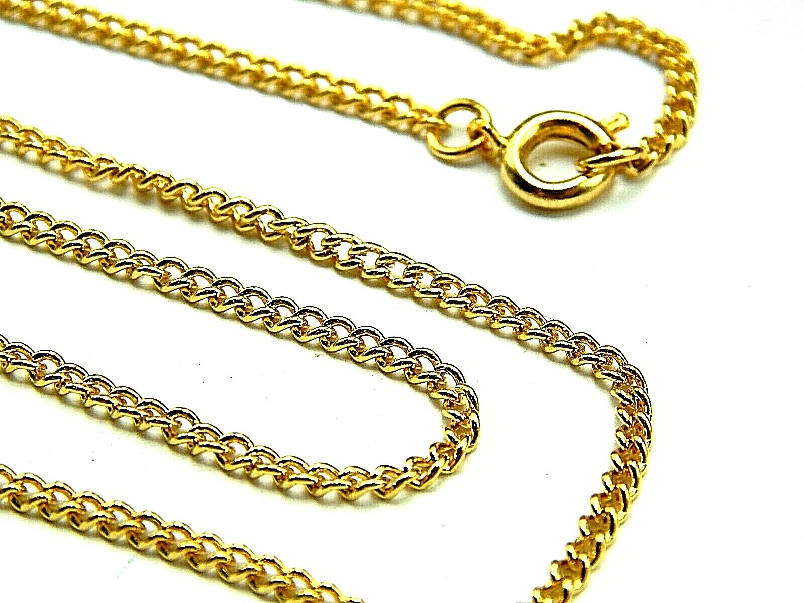 NEW with Tags NEW OLD STOCK Unused 24inch gold plated chain necklace Kco USA