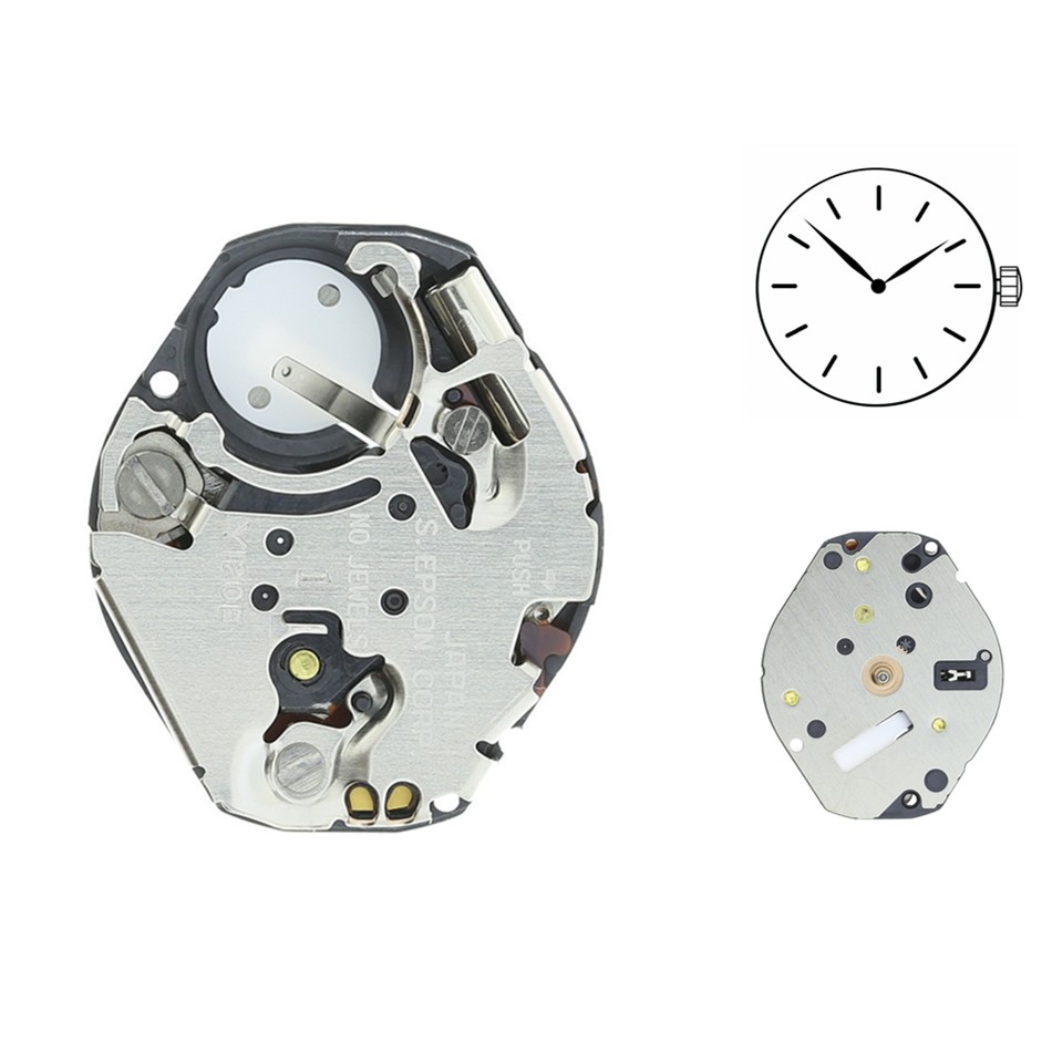 2 Hands Without Battery Quartz Watch Movement Replacement For Epson Y120E/Y120