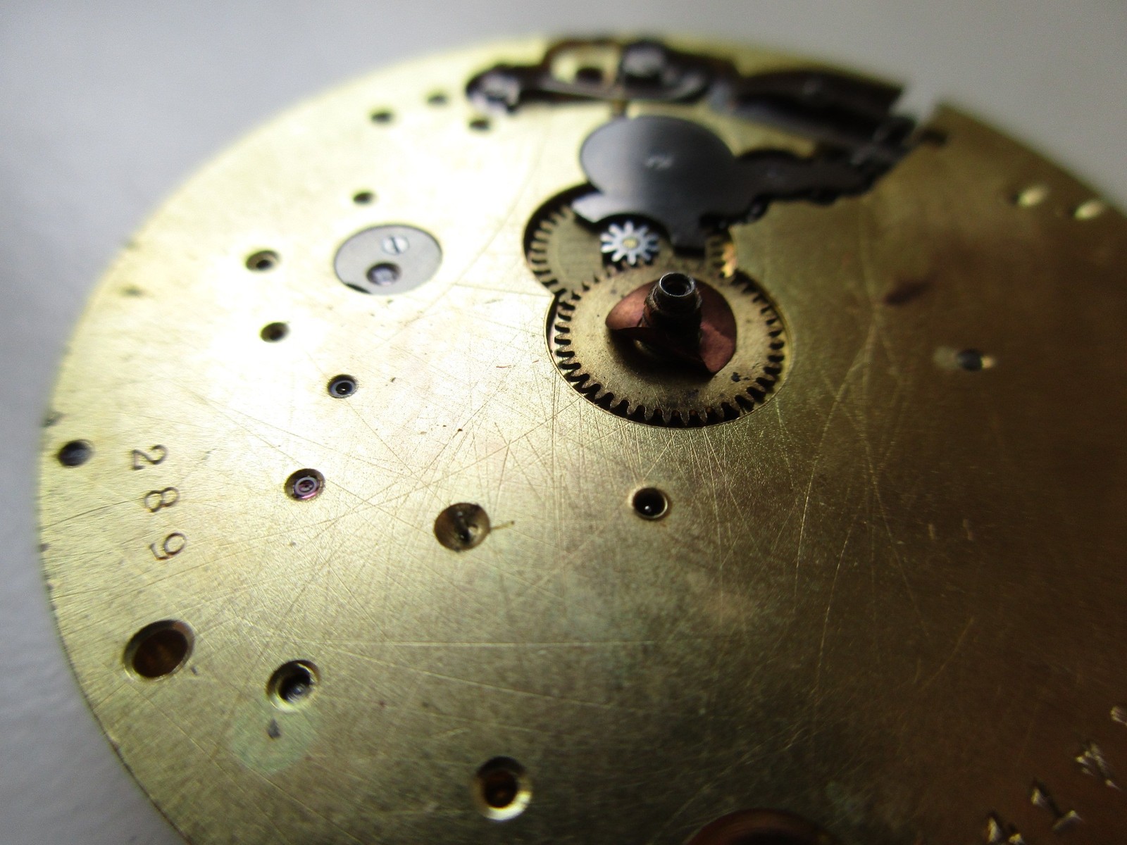Chronograph pocket watch movement ø 43.2 mm – balance moves