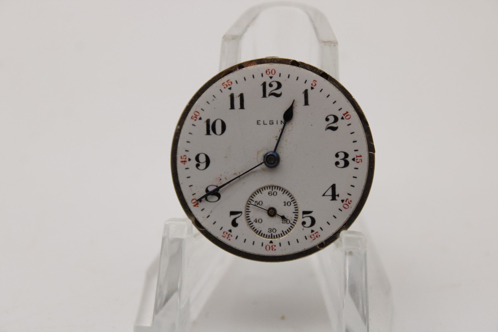 1915 ELGIN POCKET WATCH MOVEMENT 18235605 GRADE: 414 3/0s 7j (GD3)