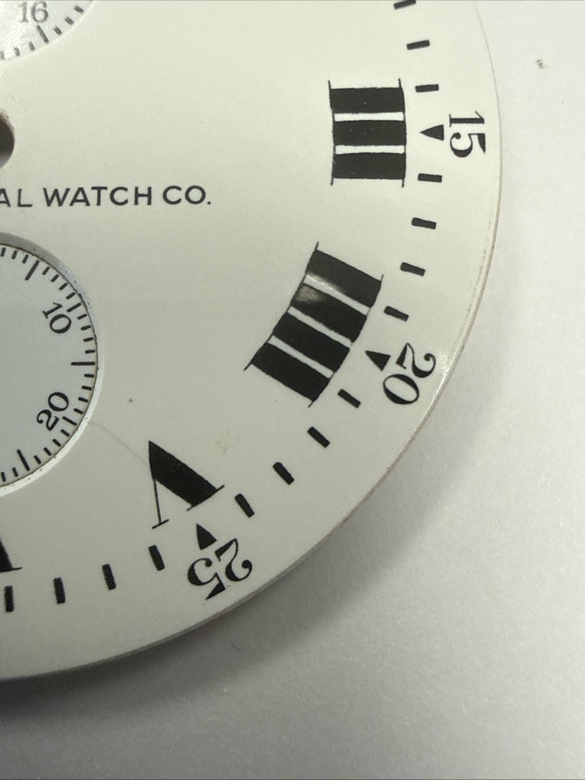 Elgin Deck Watch Marine Chronometer Up/Down Indicator 53mm Dial Not Perfect