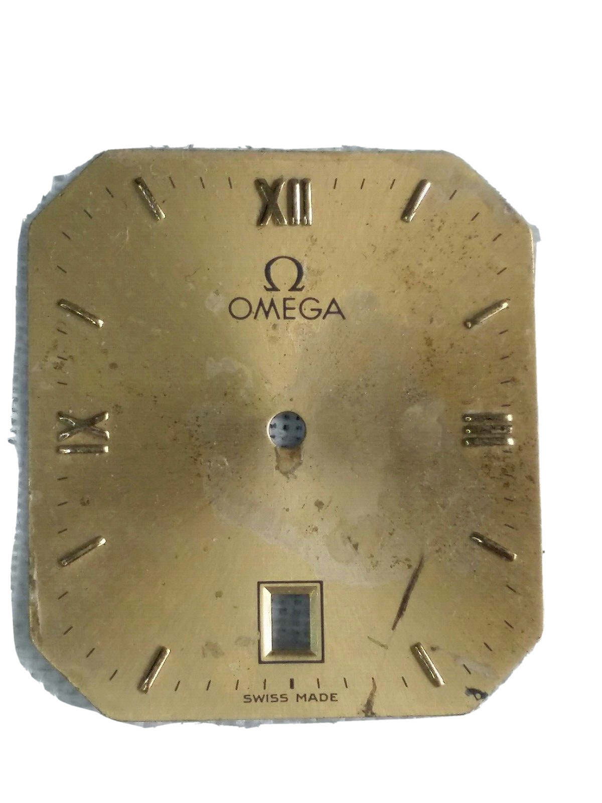 vintage OMEGA 23.9 x 21.4 mm Dial watch parts part swiss made