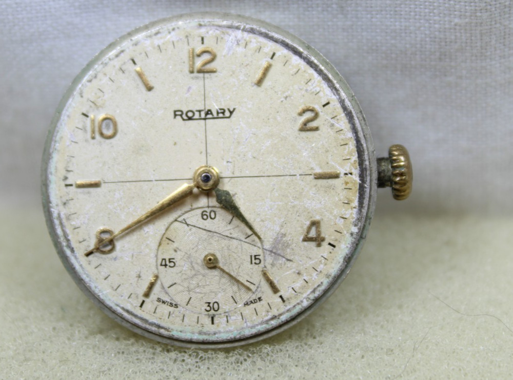 Rotary 15j. Cal. 440 / A53 Swiss Watch Movement Repair/Parts####