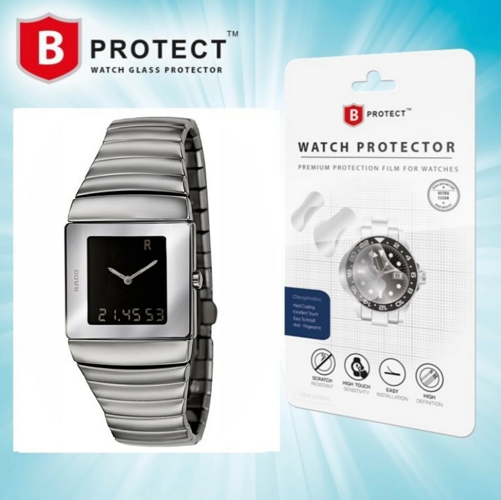 Protection For Rado Sintra Multi Watch. 29 X 26 Mm. B-PROTECT