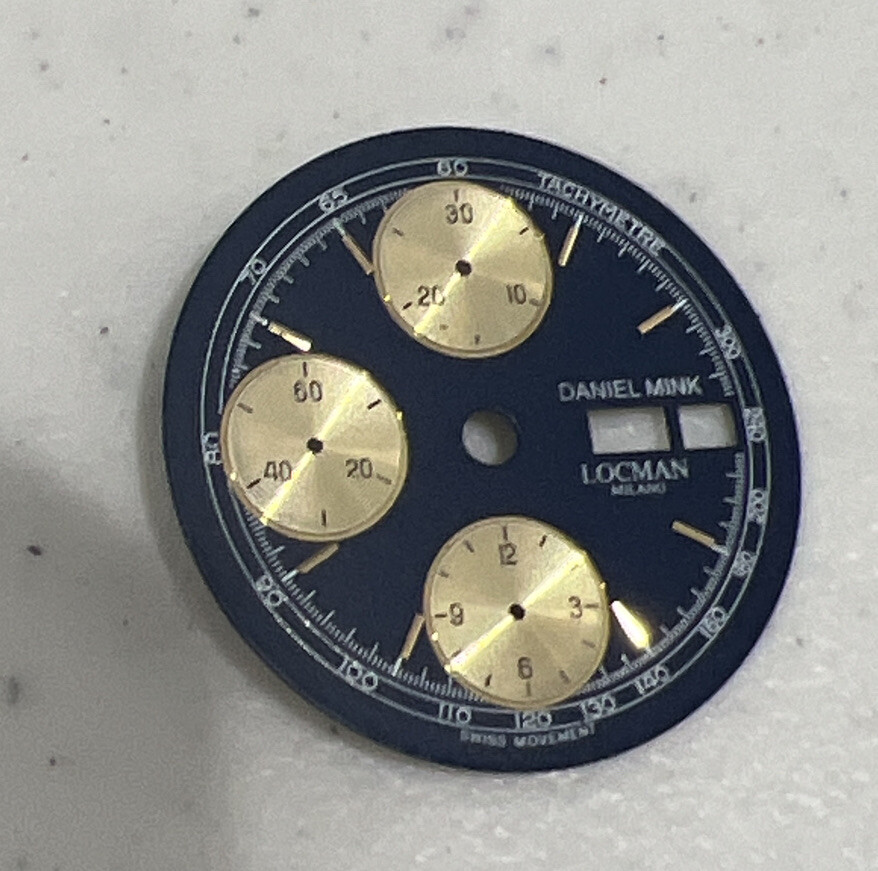 Daniel Mink Watch Dial Locman Milano Authentic Original