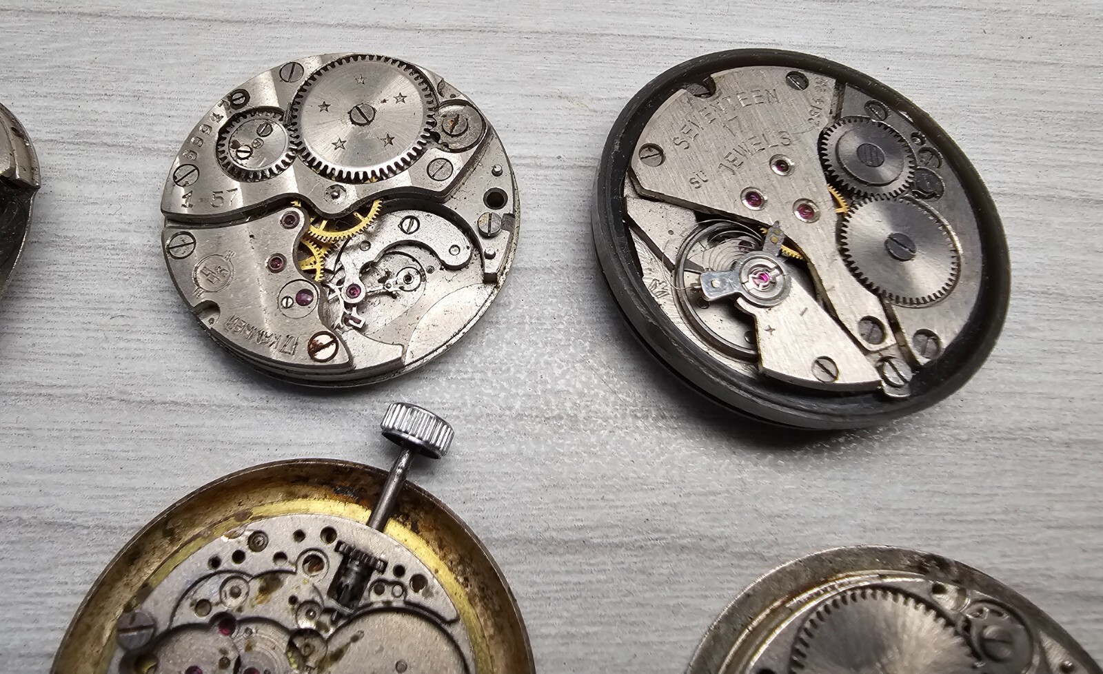 Watch Movement Poljot Raketa Zim Zarya Pobeda Soviet Mechanical Mechanism parts