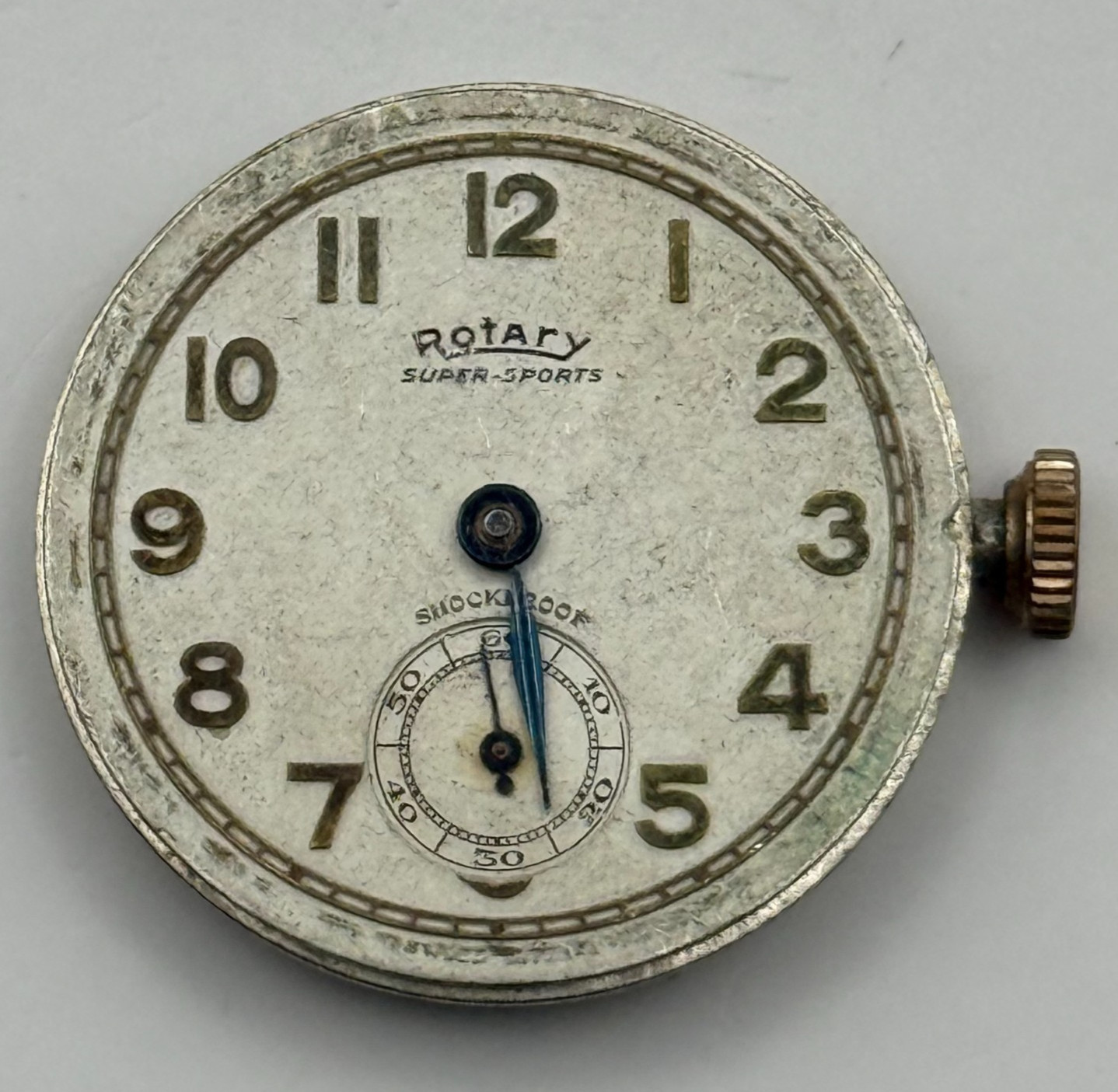 Rotary 5/400 Watch Movement Super Sports Shockproof Running Manual Parts 27.2mm