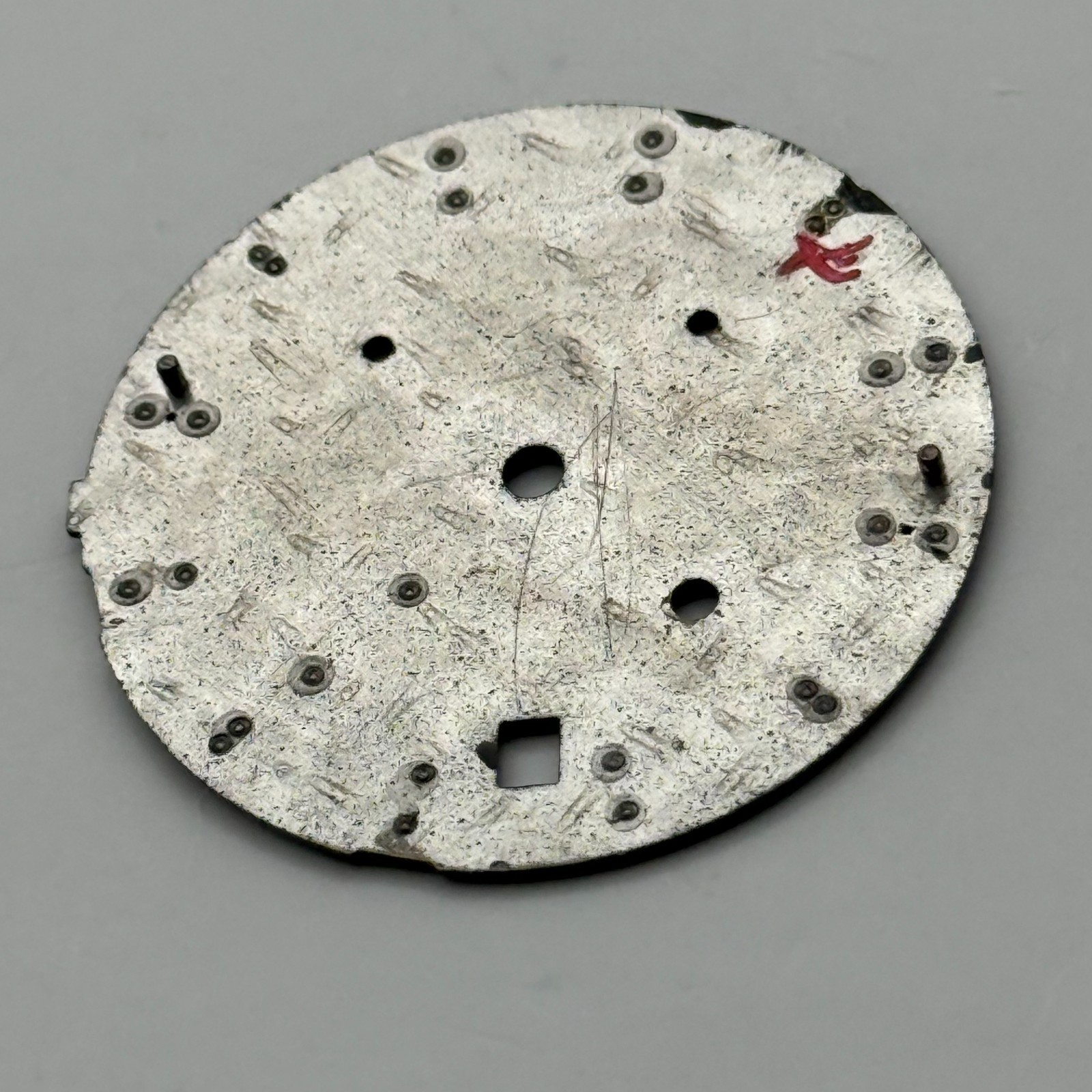 Seiko 7T82-0MZB Watch Dial Chronograph Alarm 100M Spare Parts Repair 28.4mm