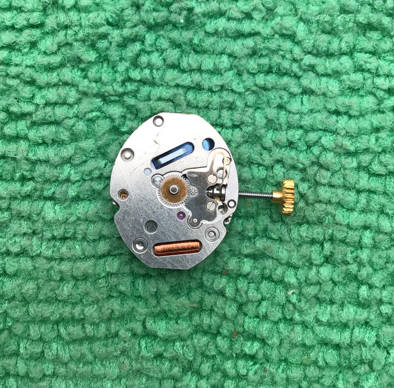 Morioka Tokei Y432B Quartz Watch Movement With Stem And Crown NOS