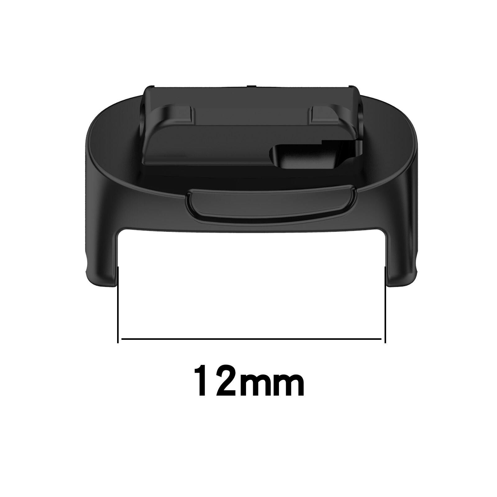 For Fitbit Inspire3 12mm Stainless Steel Connector + Spring Bar Accessories