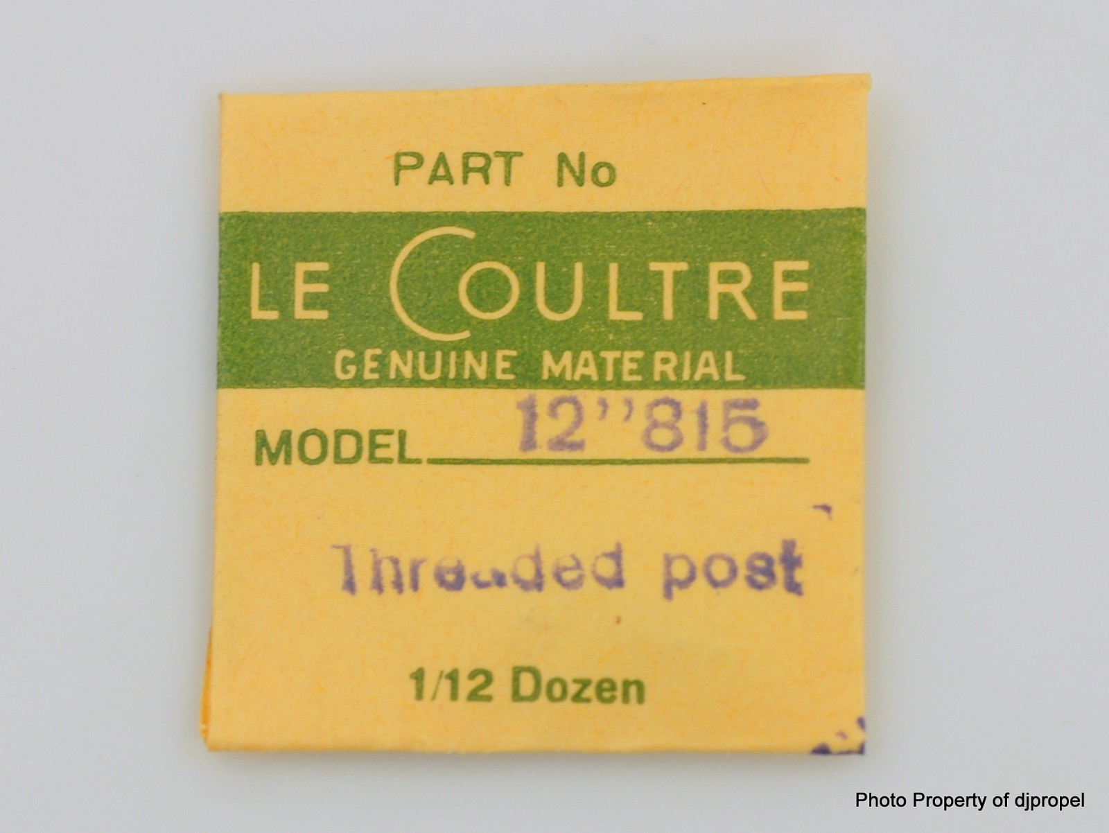 Jaeger LeCoultre Threaded Post Cal. 815 Part #963
