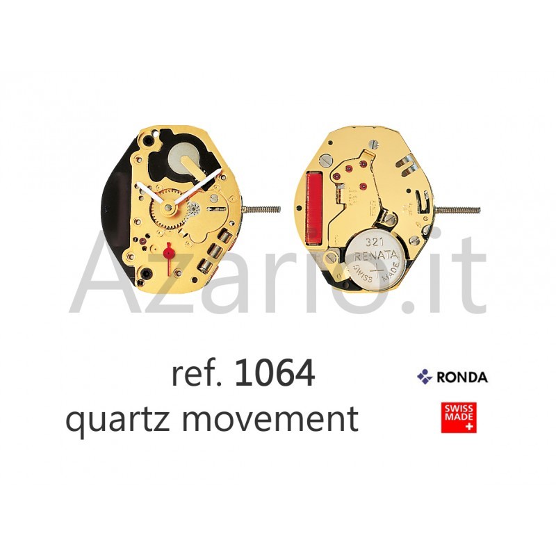 Ronda 1064 Movement Quartz for Watch Swiss Watches