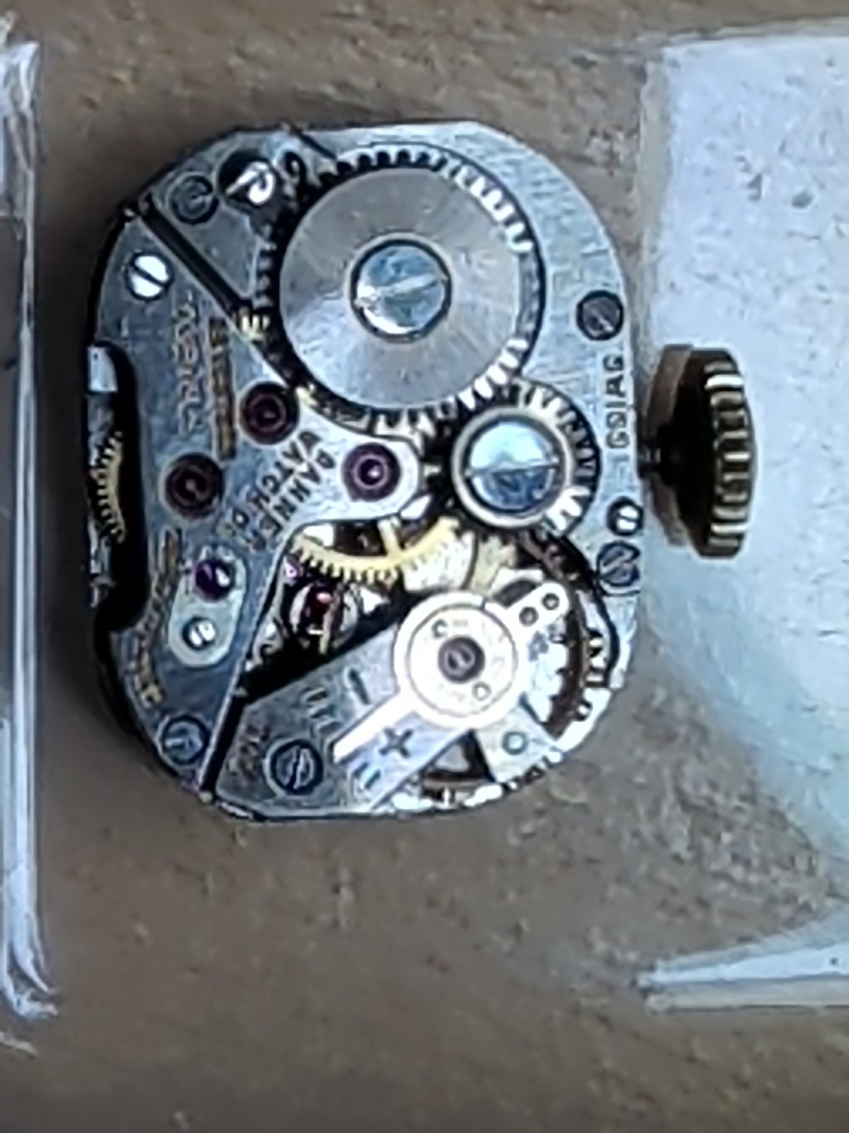 Meyer Lifetime Watch Face Movement Parts/Repair Starts and Stops