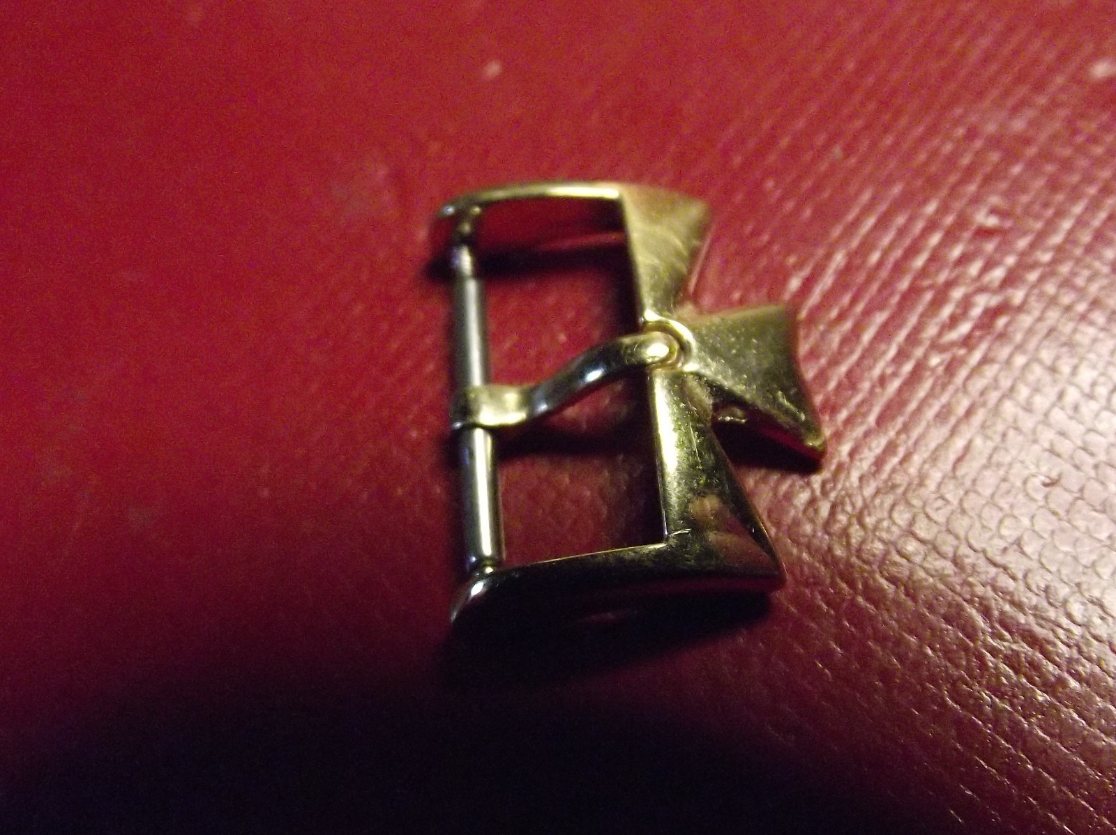VACHERON CONSTANTIN -YELLOW GOLD COLOR -RARE AUTHENTIC VINTAGE BUCKLE 15mm -SWISS