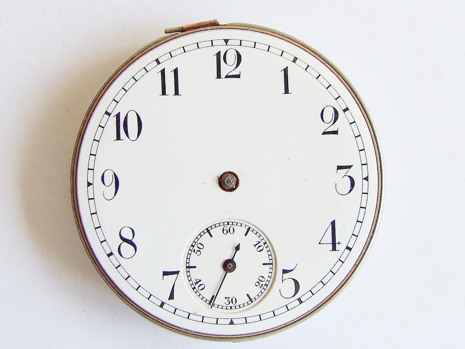 Waltham Traveler model 1908. 16s pocket watch movement , ticking