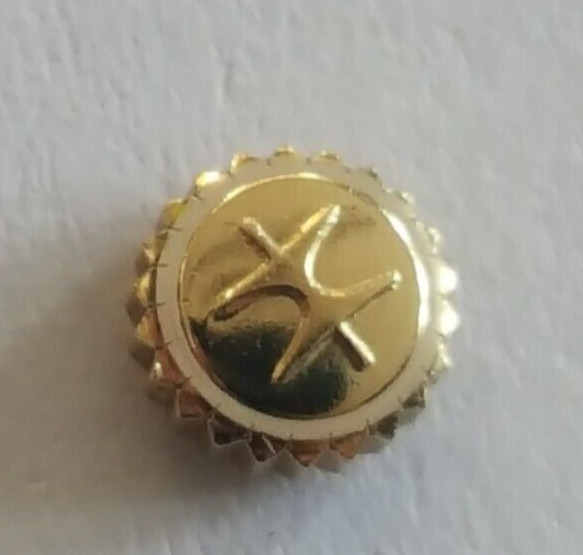 Hamilton Water Resistant Gold Plated Crown Number 785809
