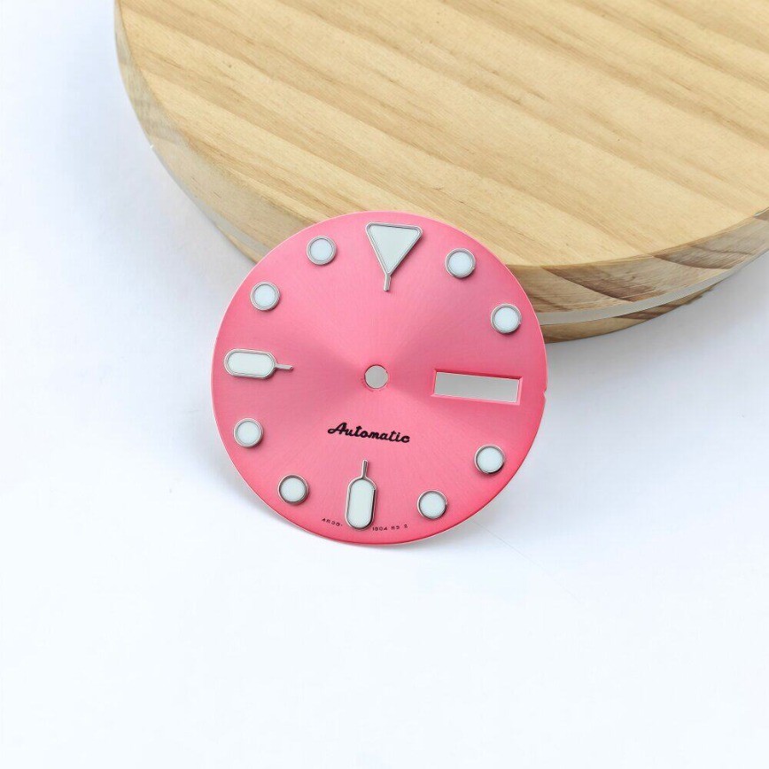 New No/S Logo NH35 Dial 28.5mm Blue SK007 Fits NH34/35/36 Movement Watch Parts