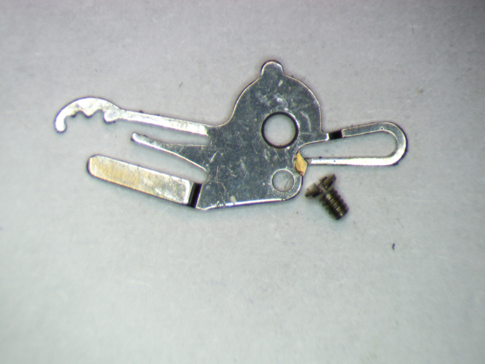 Hamilton 836 ETA 2873 0445 Setting lever spring w/screw Parts, Repair