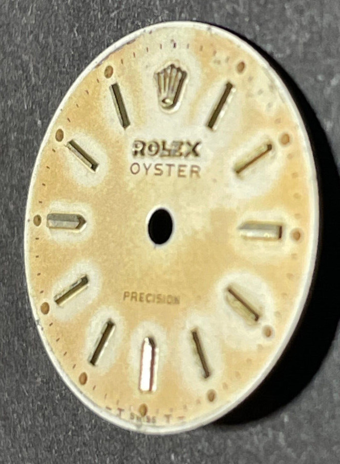 Vintage Rolex Oyster Precision Ladies Watch Dial For 6410 No Date