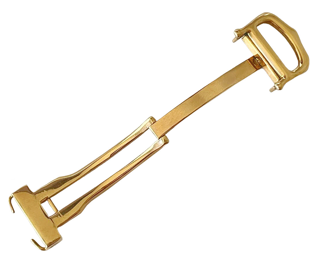 Stainless Steel 20mm Gold Plated Watch Band Clasp Strap Buckle for Women’s Watch