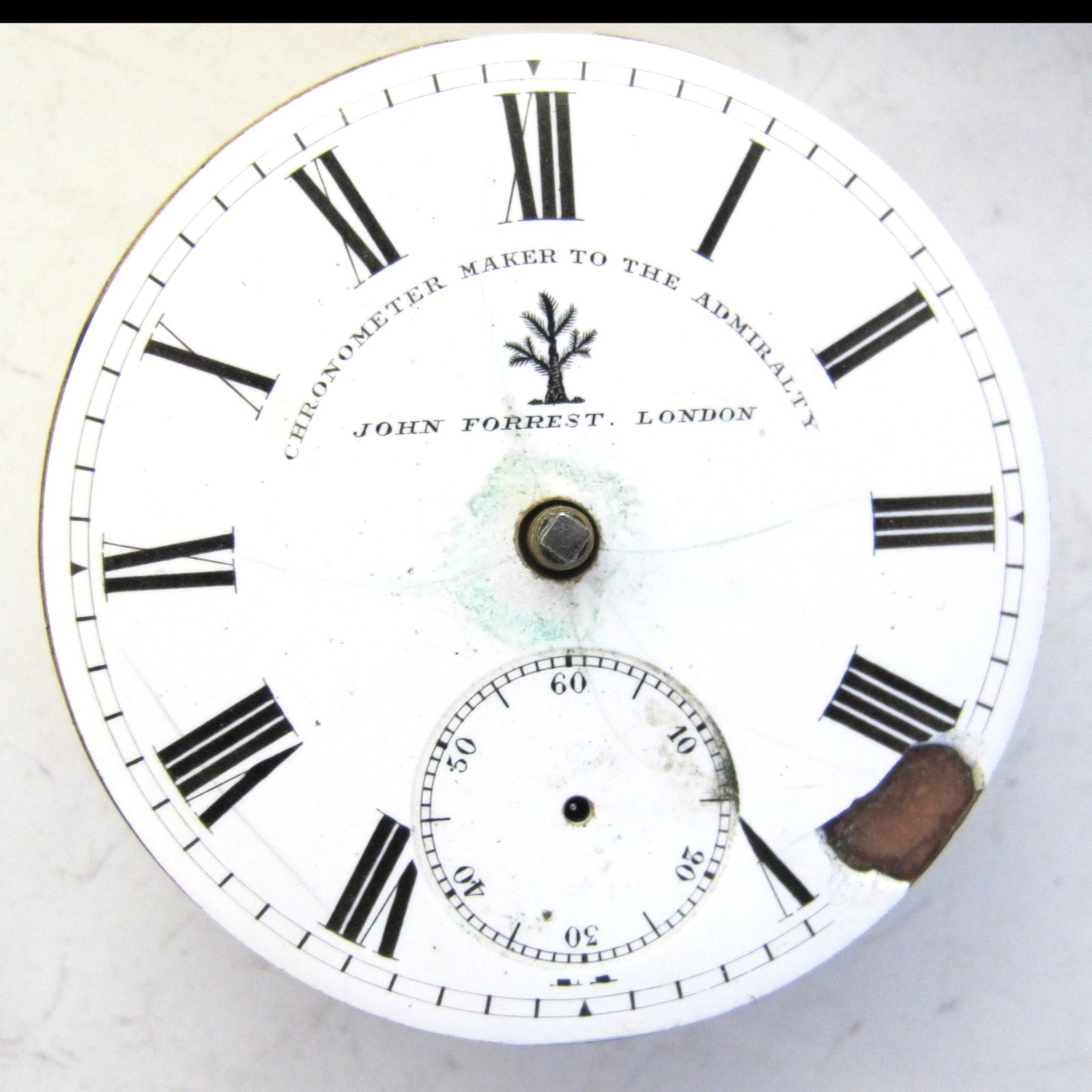 Antique POCKET WATCH MOVEMENT- SWISS FAKE Forgery of English JOHN FORREST