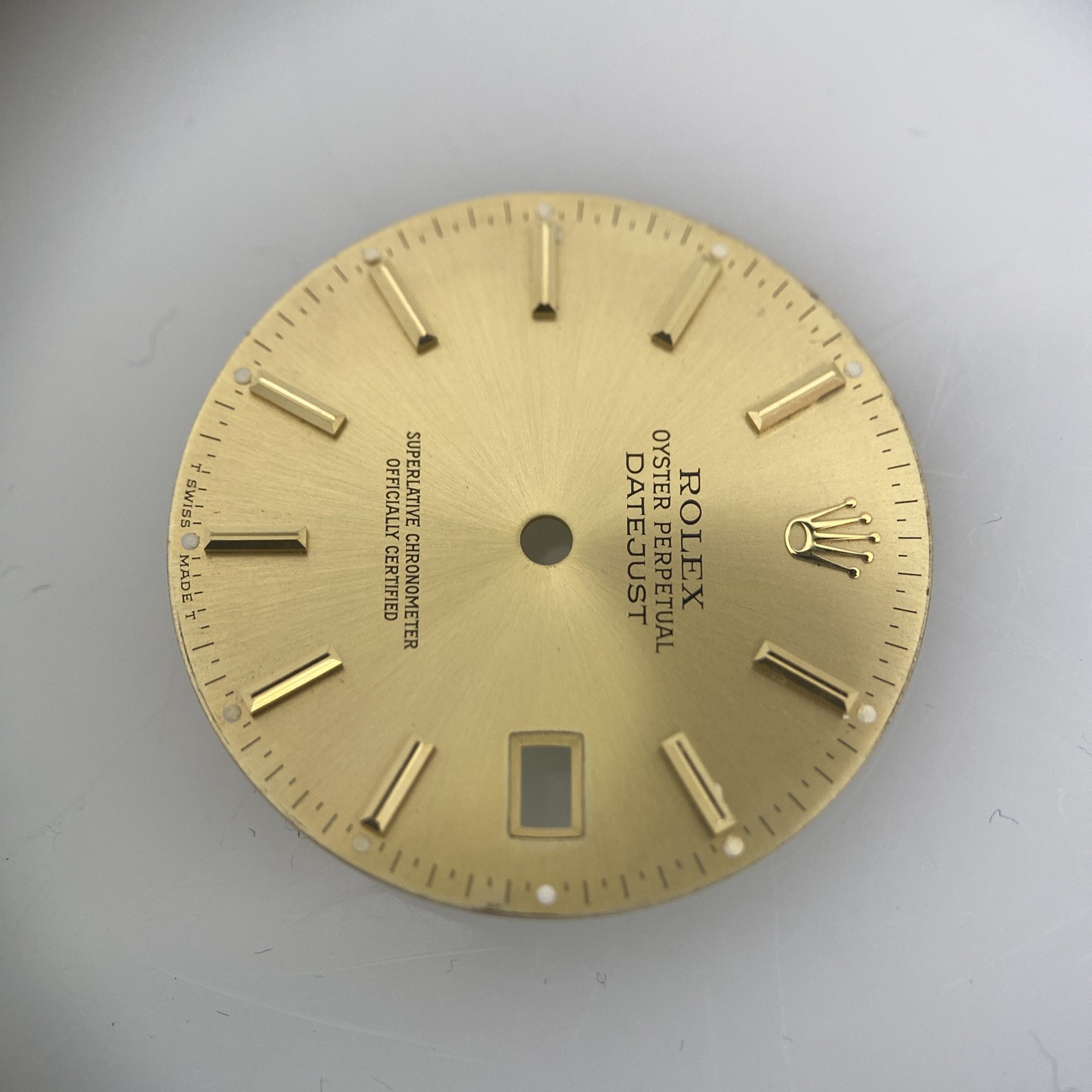 Rolex Mens Datejust 36mm Champagne Stick Dial, T SwissMade T, 16013 -16233 #B27