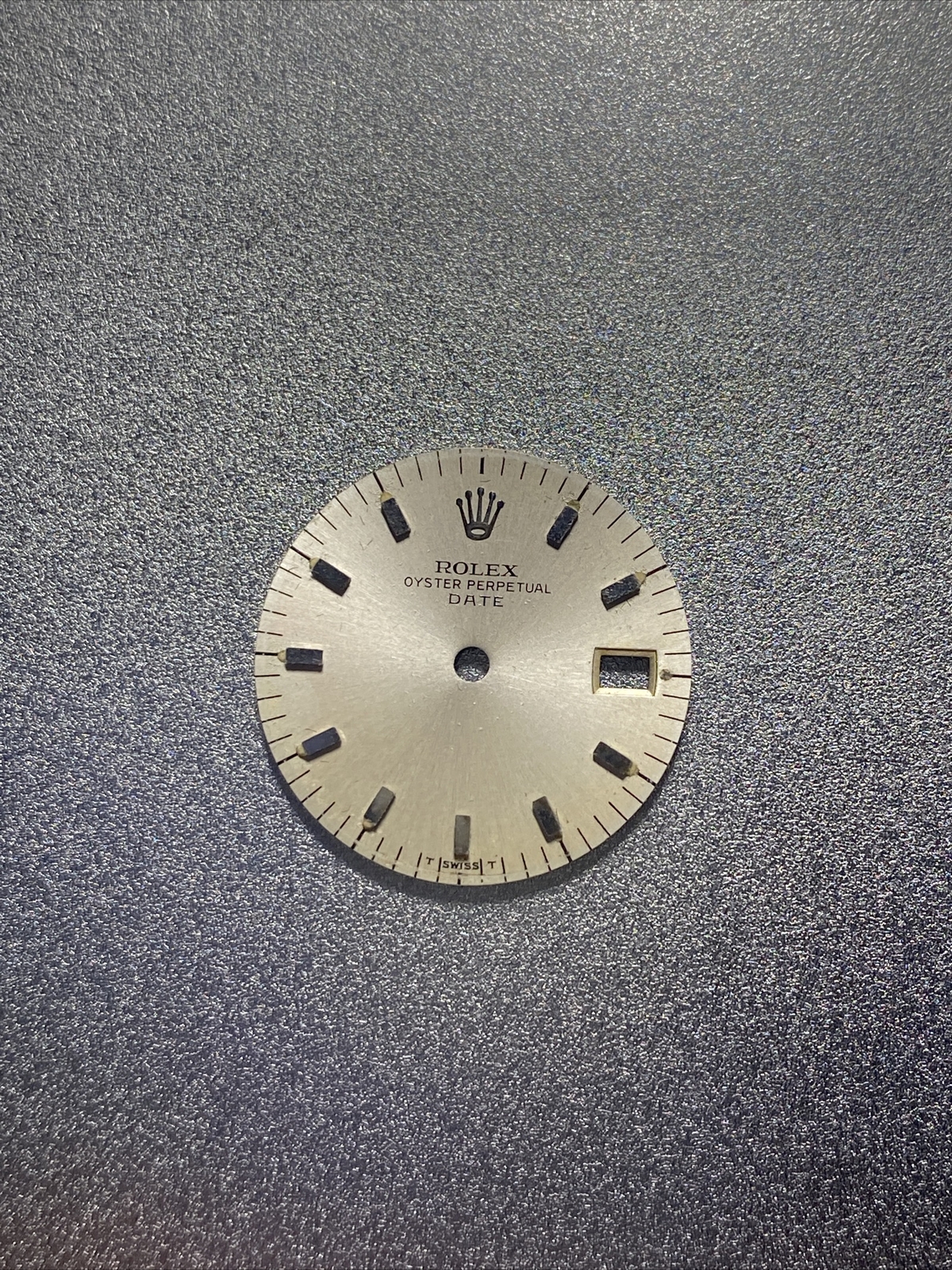 Old Genuine Rolex Silver Dial Date For Cal 6917 6517 6916 6516 #E