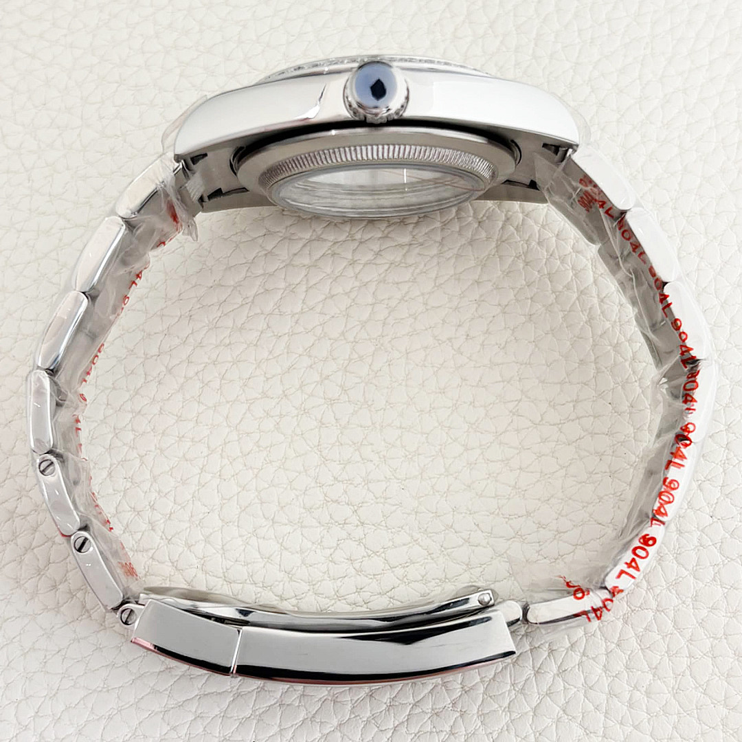 39mm stainless steel Diamond Bezel Watch Case Mod For Nh35 Nh36/38 Movement