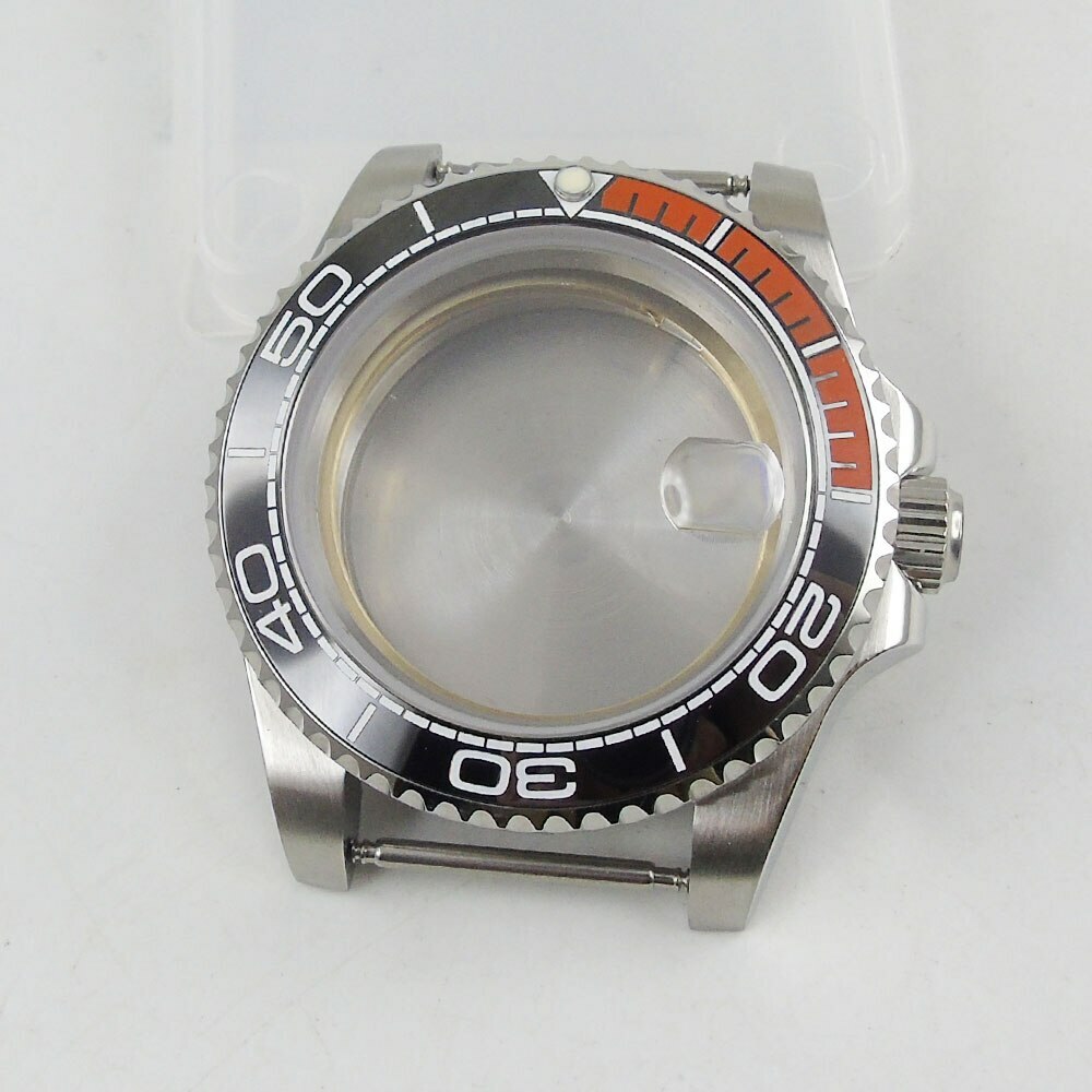 40mm Watch Case Fit NH35A ETA2824 2836 Miyota8215 DG2813 PT5000 Sapphire Glass